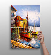 Remote Shores Aluminum Print.